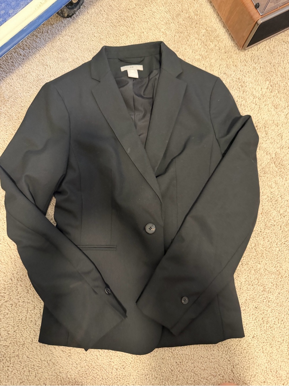 H&M Black Single-Button Women's Blazer